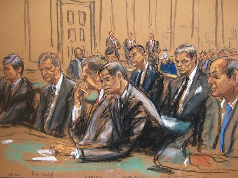 Illustration for article titled Tom Brady Looks Like He's Melting In His Courtroom Sketch